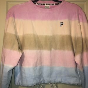 VS PINK medium cropped sweatshirt